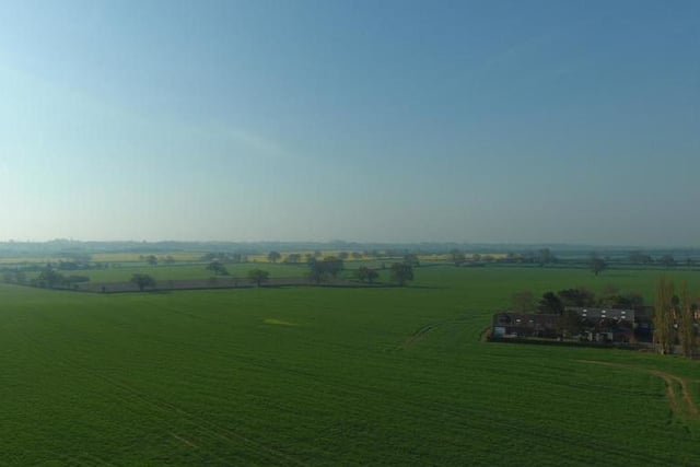 The property benefits from stunning countryside views. Photo by Fine and Country