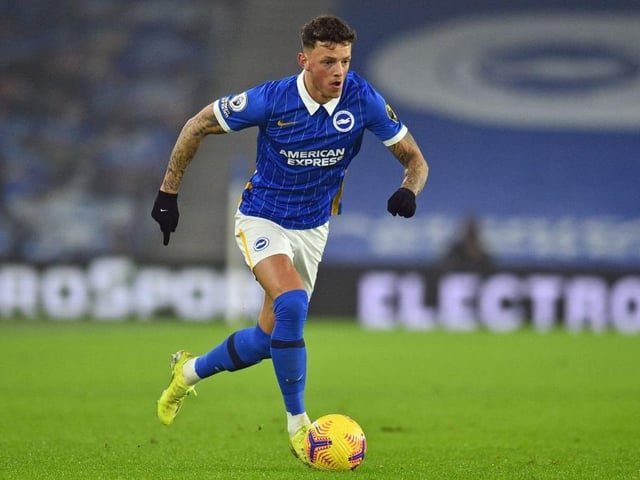 With Veltman struggling for fitness and Lamptey still sidelined, Potter could revert to  a back four with the versatile White slotting in at right back