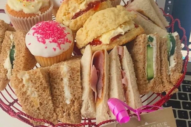 Vintage Fleur, based in Kettering, will be delivering afternoon teas for two to people's doors for £25. You can also add a bottle of prosecco for an additional £10!