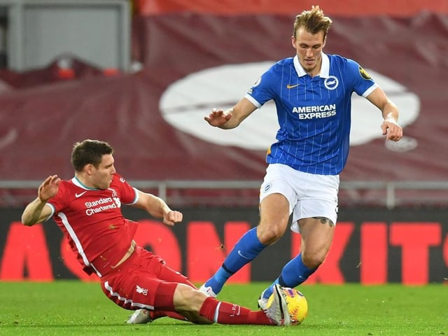 A hugely eventful match. Played at left wing back and the 6ft 7in defender was a threat in the Liverpool box. Missed the best chance of the first half when he hit his right footed effort over from eight yards. His header then teed-up Alzate for his goal after the break