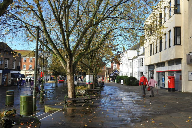 Horsham town centre in November 2020. Picture: Steve Robards SR2011101