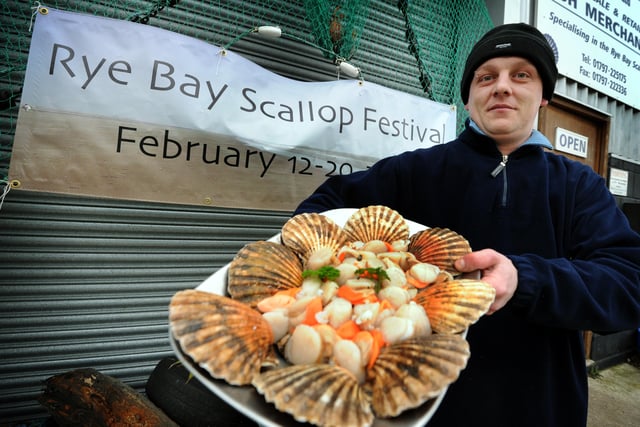 Andrew Knight from Market Fisheries at the start of the 2011 festival