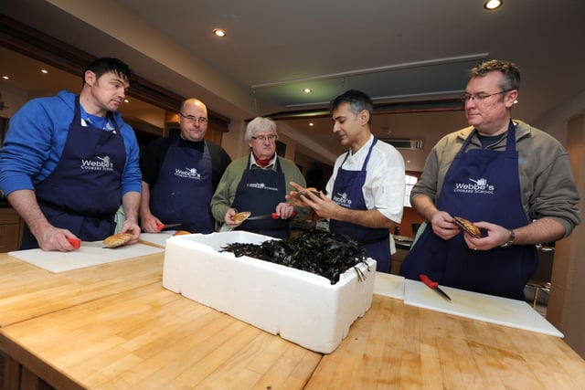 Webbe's Cookery School with Paul Webbe at Rye Bay Scallop Festival 2013