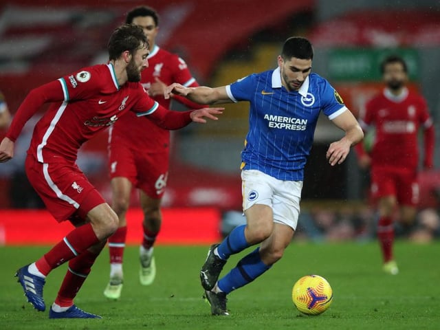 Potter will have to decide if Maupay is ready to go against after huge amounts of work against Spurs and Liverpool. Andi Zeqiri or Percy Tau could be poised but Maupay may well get the first hour alongside Connolly