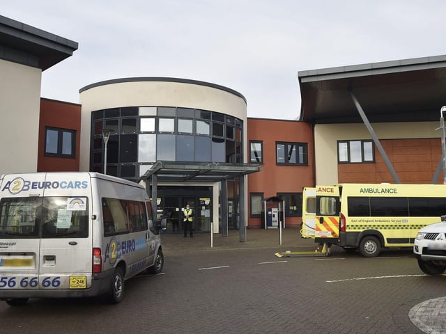 Peterborough's Covid vaccine hub at the Urgent Care Centre on Thorpe Road.