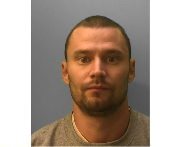 'Prolific' Daniel Meehan, of Albion Hill in Brighton, had 31 previous convictions for burglary, vehicle offences and anti-social behaviour when he was charged with burgling properties in Woodingdean last year. On January 12, the court heard Meehan, 28, broke into properties in Burnham Close and Batemans Road between June 27 and 28, 2020, stealing items including a wallet, sunglasses and a changing bag. He took keys to a car with which he drove to petrol stations and shops, where he used a victim's card to buy alcohol and cigarettes. On June 30, police searched a property in Rosedean Close where he had previously been staying and found several stolen items. After several 'wanted' appeals, Meehan was found hiding on a roof on August 12 and arrested. He was sentenced to three years and two months in prison after pleading guilty to two counts of burglary, taking a vehicle without the owner’s consent, fraud by false representation, and escaping lawful custody.