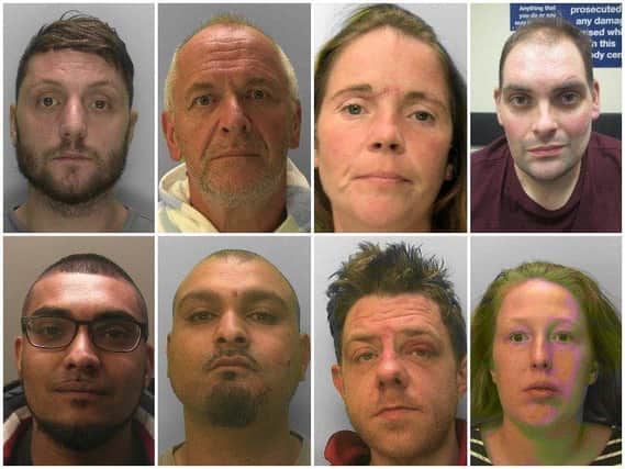 Some of the criminals jailed and sentenced in January SUS-210502-172537001