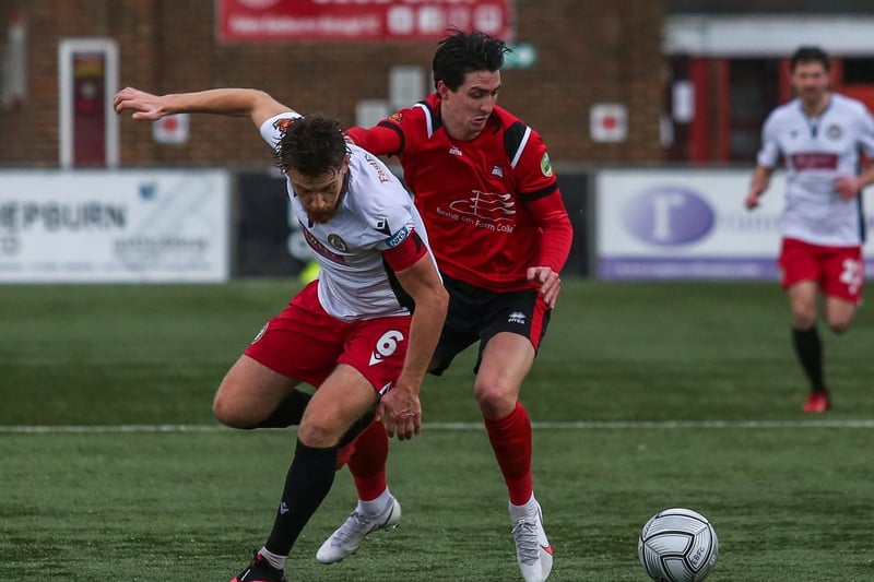 Action from Eastbourne Borough's 3-2 home win over Hungerford / Pictures: Andy Pelling