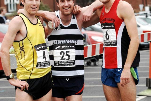 From 2011 - three of the top male entrants / Picture: Bill Shimmin