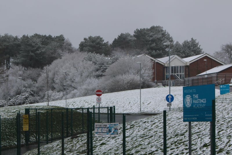 Snow in Hastings. Picture by Kevin Boorman SUS-210702-142127001