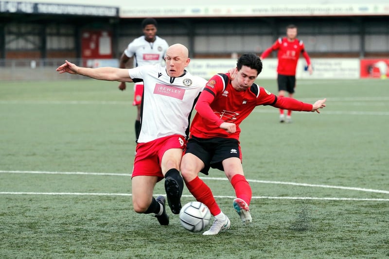 Action from Eastbourne Borough's 3-2 win over Hungerford on Saturday / Pictures: Lydia and Nick Redman