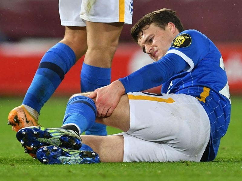 Huge blow for Brighton and Solly. The left midfielder injured his knee during the 1-0 win at Liverpool and has had surgery. Expected to be out for 12 weeks. “Solly has had his operation and it’s gone well, that’s good for him and us,” said Brighton boss Potter.“The recovery will be slow but necessary, it’s a blow."