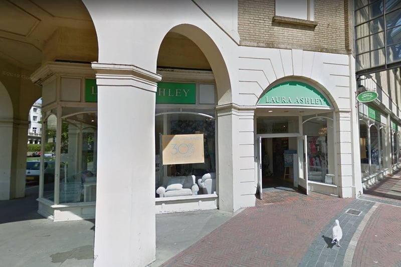 Laura Ashley in Worthing town centre closed in August 2019