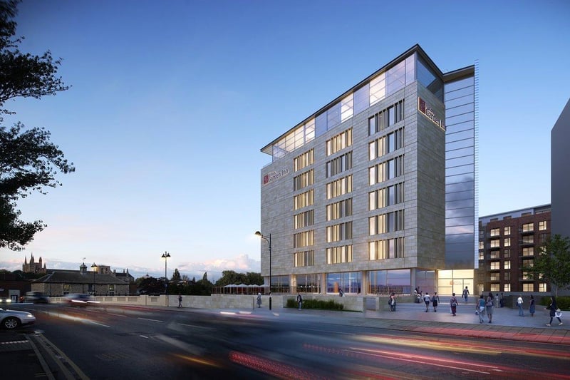 An artist's impression of the new Hilton hotel