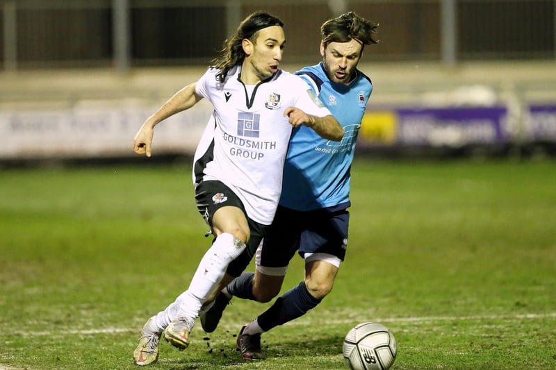 Action from Eastbourne Borough's 1-0 victory at Dartford / Pictures: Nick and Lydia Redman