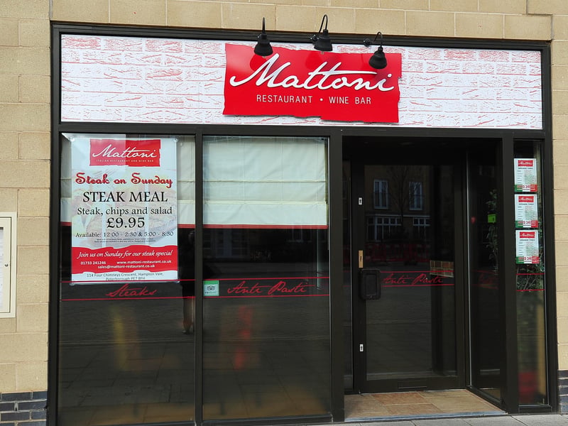 Enjoy Valentine's day with Mattoni Italian restaurant at Hampton Vale