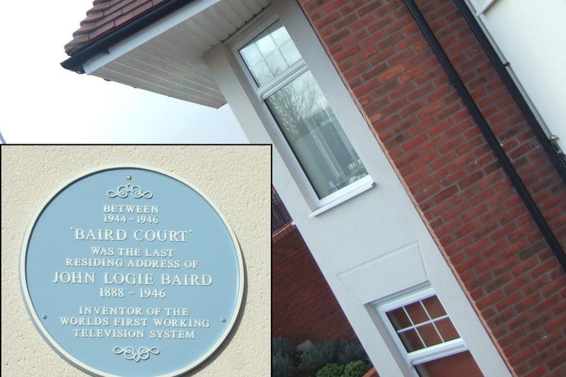 This was Bexhill's first Blue Plaque, to be found at Baird Court, Station Road in Bexhill. Engineer and inventor John Logie Baird is most famous for being the first person to demonstrate a working television. Born in Scotland, he lived in Bexhill in the latter part of his life.