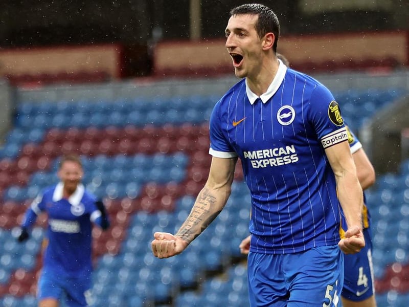Brighton's captain and their best player. A fierce will to win and is a defender at the top of game at the moment. England must be blessed with some outstanding centre halves as Dunk still can't seem to get a look in