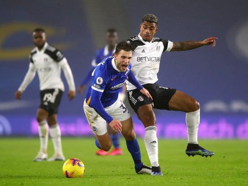 The reliable Dutchman has been a solid performer on the right in the continued absence of Tariq Lamptey