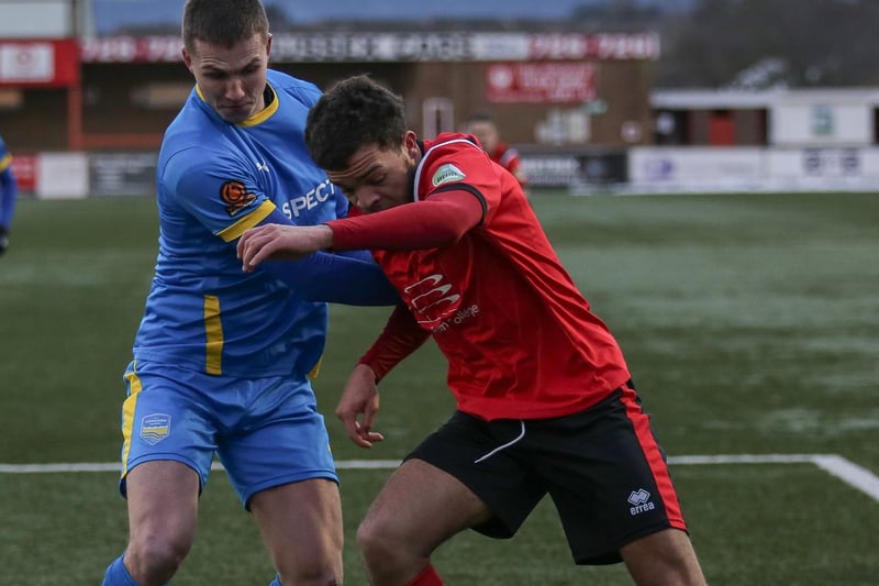 Action from Eastbourne Borough's draw with Concord Rangers / Pictures: Andy Pelling