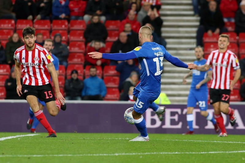 v Sunderland (away) October, 2018. The Stadium of Light is not a bad place to score your first Posh goal and Ward came on as a half-time substitute to fire a well controlled shot into the bottom corner from 22 yards. The goal brought Posh level at 1-1. The match finished 2-2.