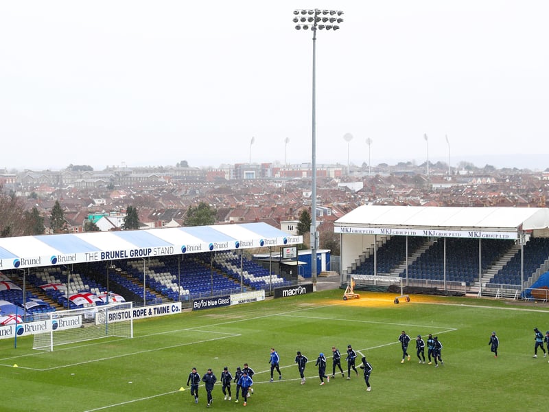20th. Bristol Rovers. Currently 20th. PPG: 0.92.  Photo: Getty Images.