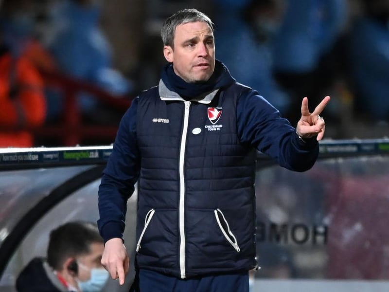 Age: 43. Current status: Cheltenham manager. Previous jobs: Burnley U23s coach. Odds: N/A. Summary: Worked wonders at Cheltenham with limited resources - Robins are in the promotion shake-up again - however, he is under contract.