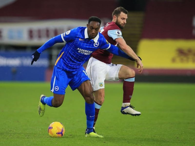 Working his way back to fitness after a knee injury. Came of the bench at Burnley and also against Aston Villa and so very nearly scored the winner but was thwarted by another fine save from Martinez. Potter admits he's not ready for 90 minutes but he could used from the bench once more against Palace