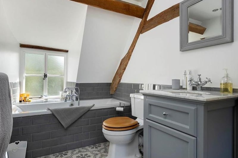 A bathroom in the School Cottage in Long Compton (photo from Rightmove)
