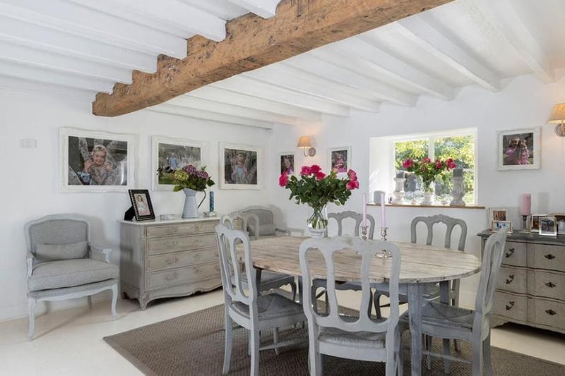 Dining room at the School Cottage in Long Compton (photo from Rightmove)