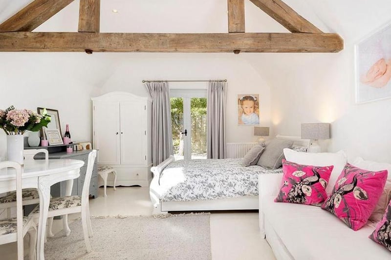 A bedroom in the School Cottage in Long Compton (photo from Rightmove)