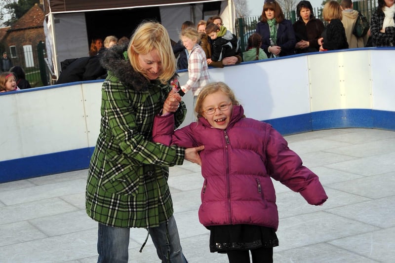 Ice skating and fairground at Ninfield Primary School. Picture: Steve Hunnisett CH08202