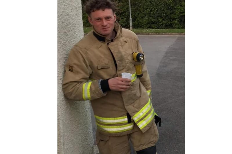 James Caro is a Hook Norton Firefighter
Length of service: 8 years 
Primary employment: Farm Worker
Interests/hobbies: I am proud father and husband and I enjoy spending my time with them walking in the countryside. 
Why you joined the fire and rescue service: "I wanted to be part of a great team and help others." 
(photo from the Hook Norton Fire Station Facebook)
