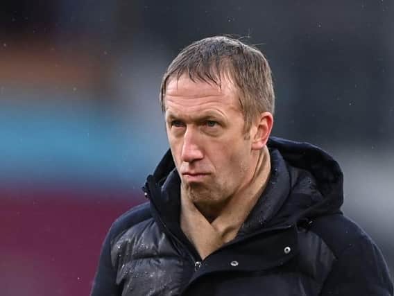Graham Potter will once again have injuries to contend with as he prepares his team to face Crystal Palace
