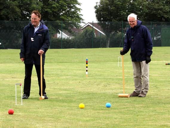 The Uckfield U3A Croquet Group enjoy their sport at the Victoria Pleasure Ground / Pictures: Ron Hill