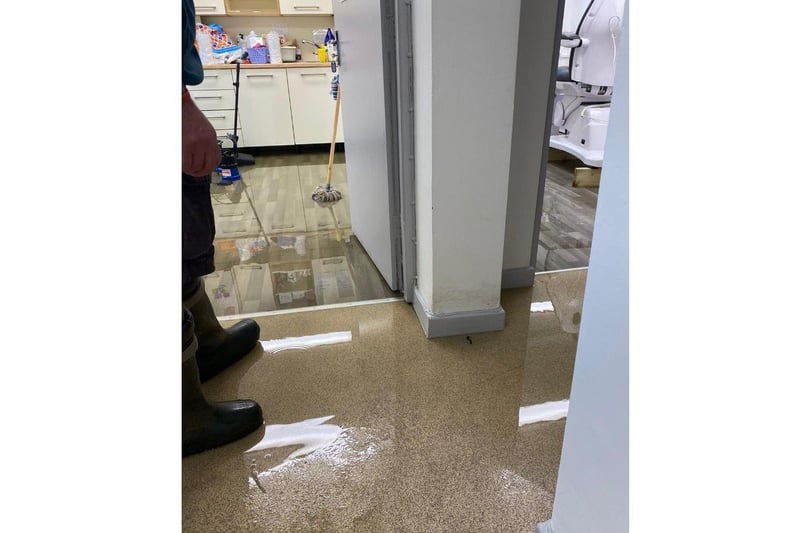 Flooding at The Fane Clinic, Paston.