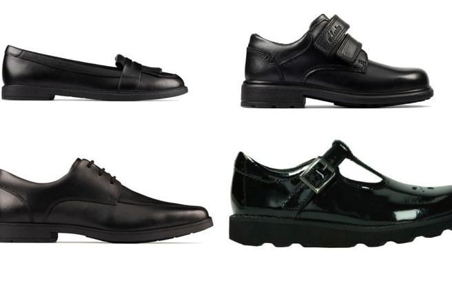 Selection of black shoes from Clarks (C) Riverside