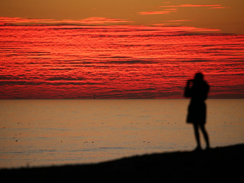 A spot on Worthing seafront has been named among the 25 best places in the world to watch the sun set
