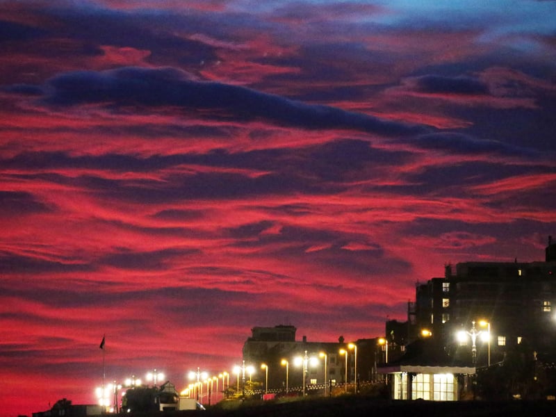 A spot on Worthing seafront has been named among the 25 best places in the world to watch the sun set