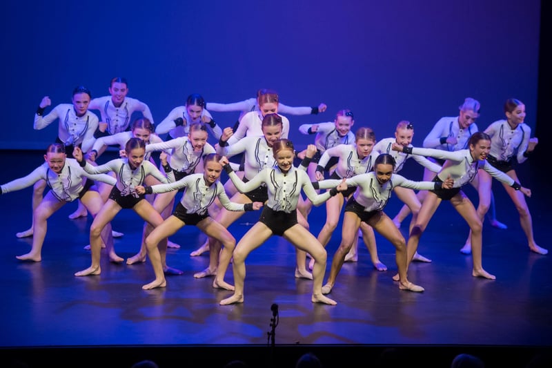 Vogue, the junior jazz show dance group heading to the finals. Picture: Drew Tommons