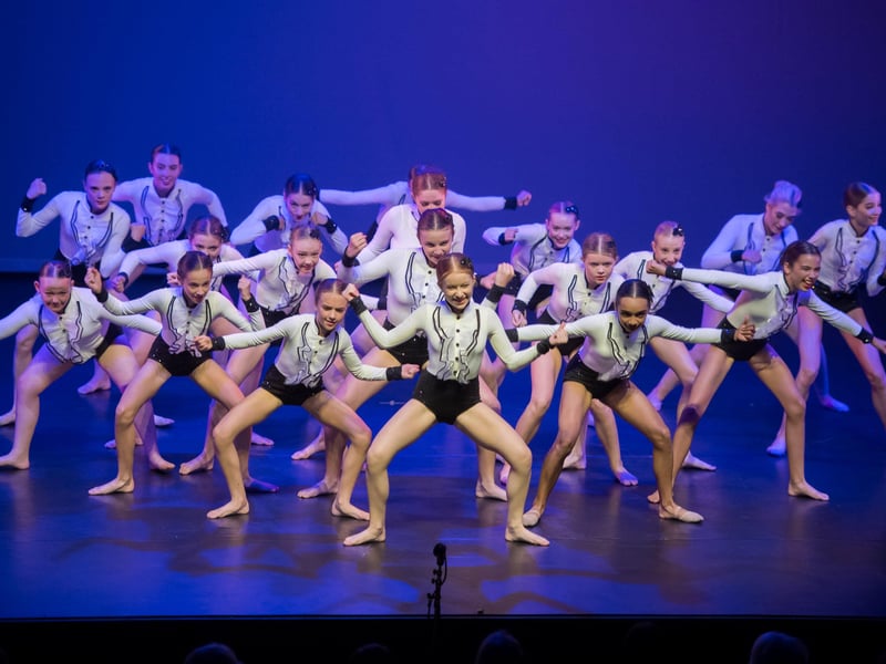 Vogue, the junior jazz show dance group heading to the finals. Picture: Drew Tommons