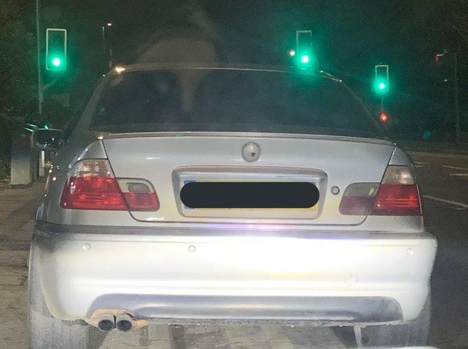 No licence or insurance... and it was his birthday in 11 minutes' time