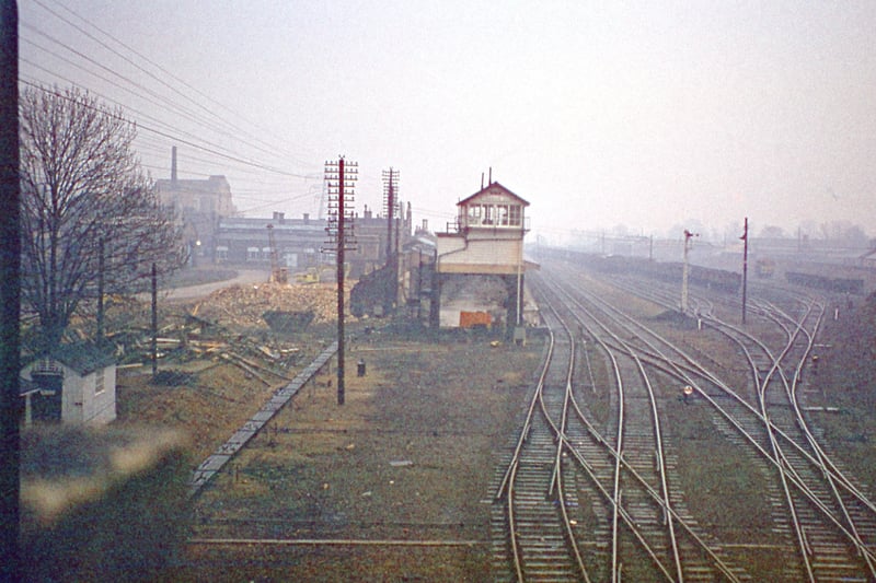 The demolition of Peterborough East railway station in 1972.