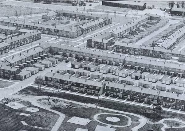 This is an aerial shot of the Westwood estate probably taken in the late 60s or early70s. The estate became home to many of the first incomers to Peterborough even before the new town expansion. A survey of newcomers by the Peterborough Advertiser found the best things about the city were the cathedral, the Lido and boats on the river. The worst were the amenities, entertainment and public transport.