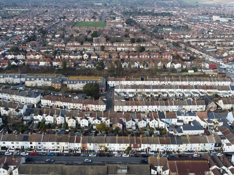 The most common place people arrived from was Worthing, with 1,314 arrivals in the year to June 2019.