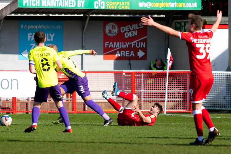 Crawley Town win the penalty