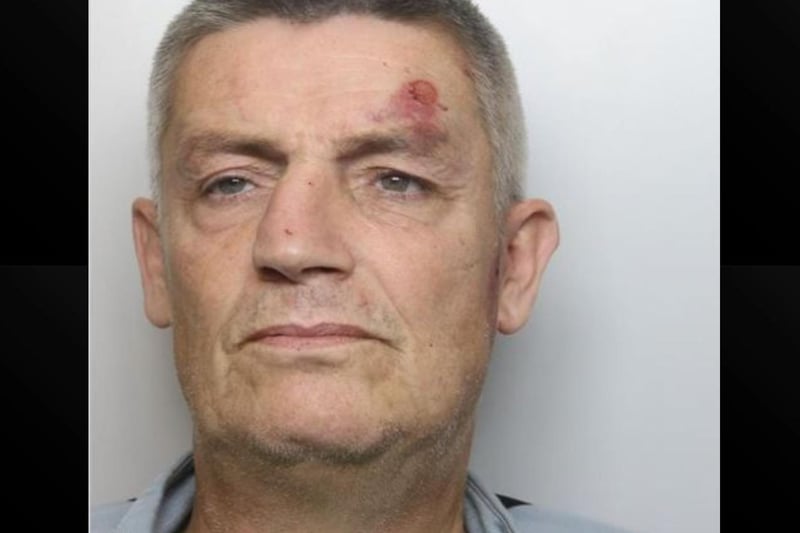 Masked raiders Carl Cina (pictured) Paul Northall smashed their way into a family’s South Northamptonshire home carrying a knife and an axe .They demanded car keys and made threats to stab the home owner if he didn’t hand them over — before fleeding when they realised the family did not own a vehicle. Cina, 54, and 45-year-old Northall were found guilty after a six-day trial and jailed for a total of 25 years.