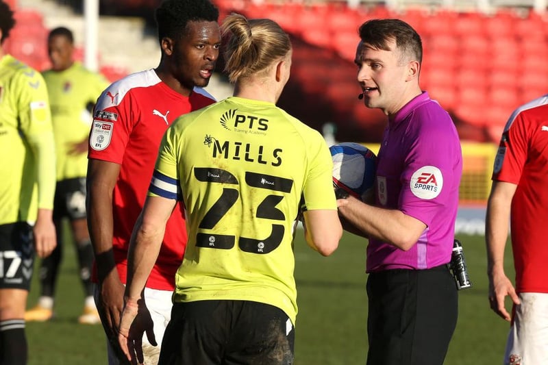 Garrick gave him plenty of problems and none more so than when his misjudgement allowed Swindon's winger to set up the winning goal. Fortunate not to see red for a cynical stoppage-time trip when on a yellow... 4