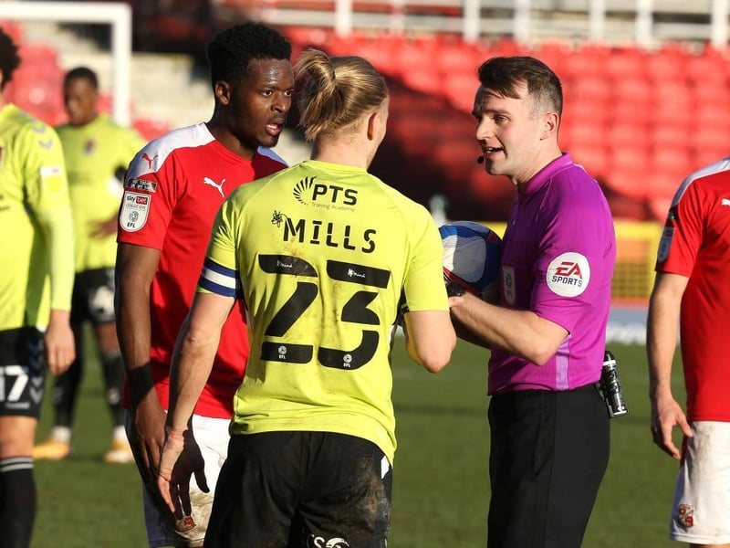 Garrick gave him plenty of problems and none more so than when his misjudgement allowed Swindon's winger to set up the winning goal. Fortunate not to see red for a cynical stoppage-time trip when on a yellow... 4