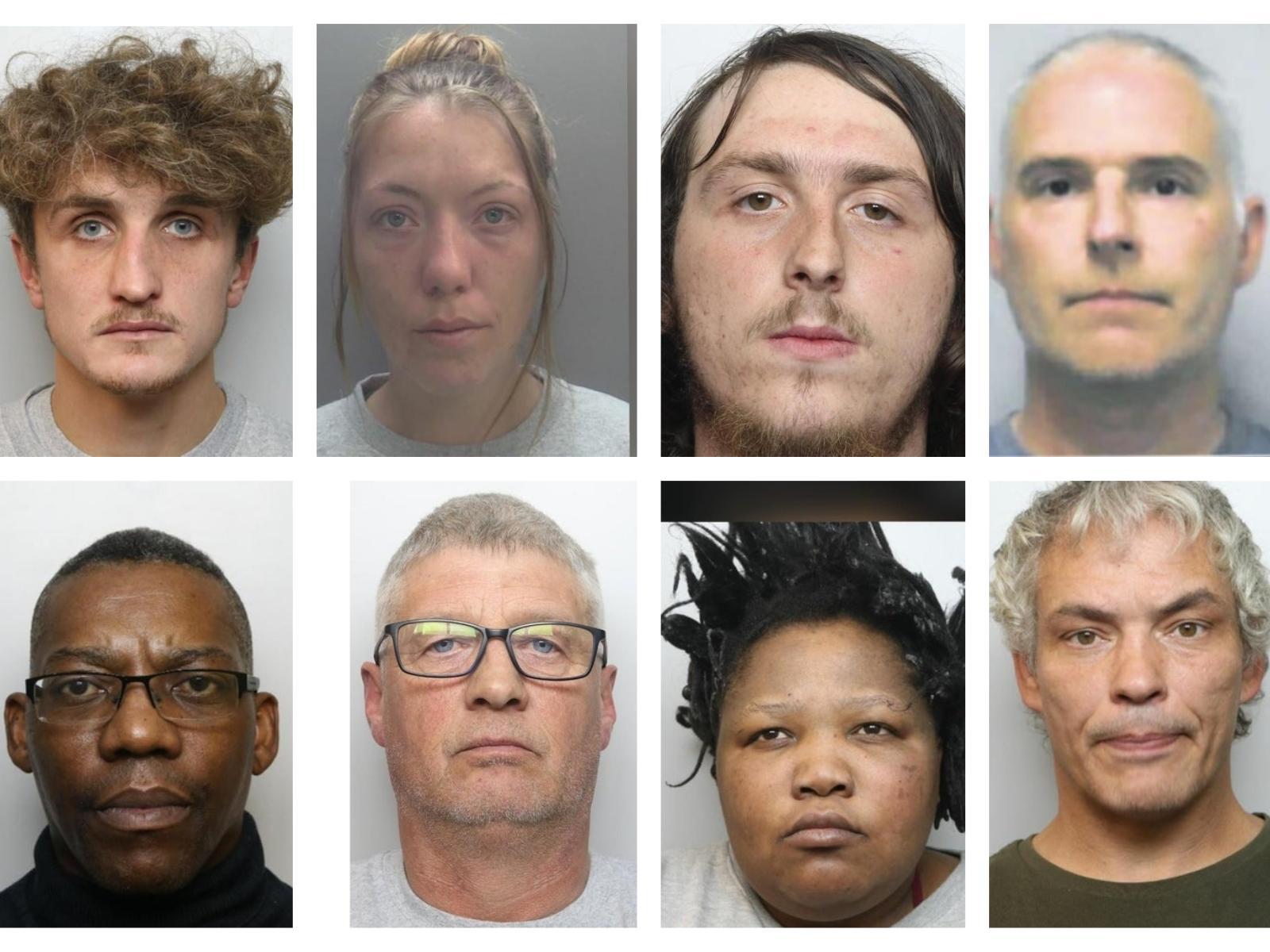 Some of those in court